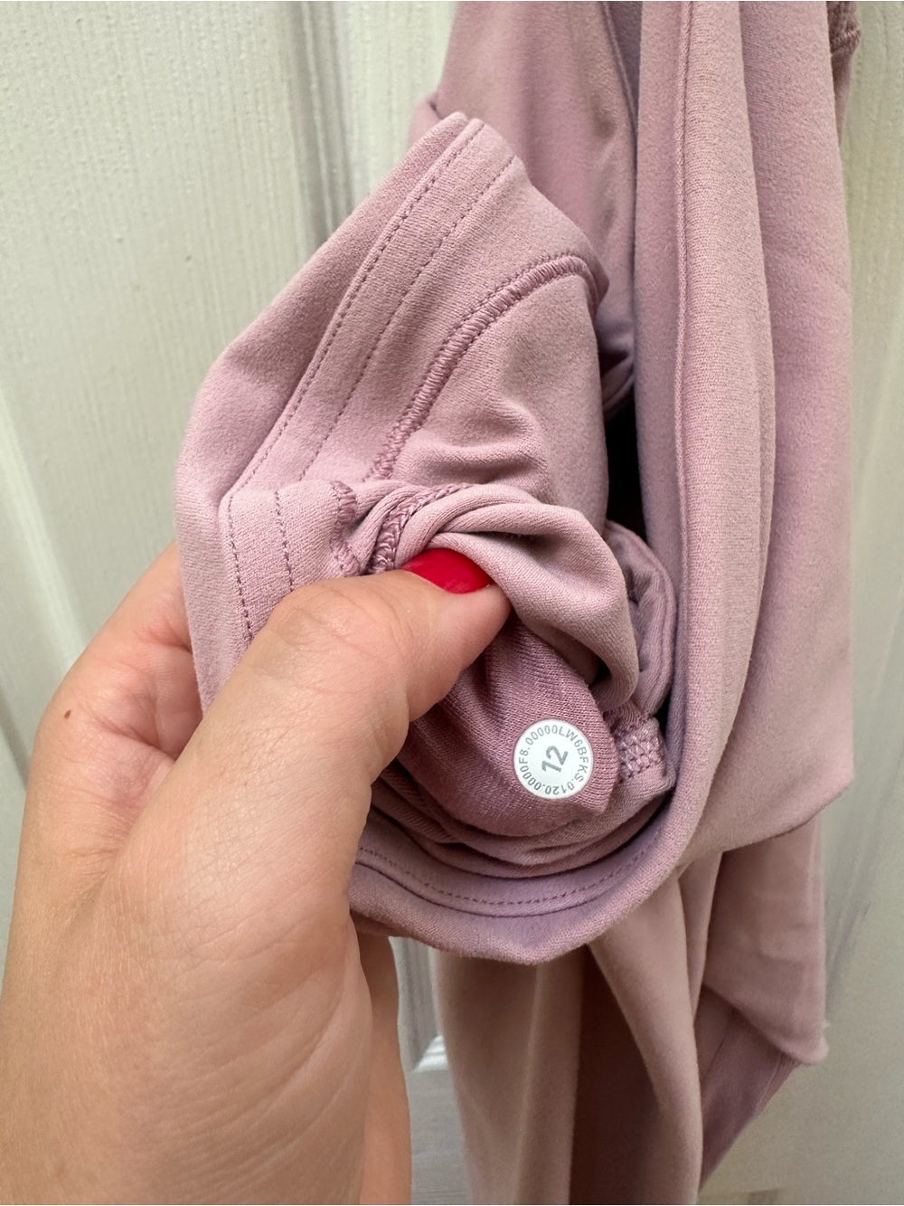 Lululemon Align Crop 21" *Cross Waist Pink Taupe leggings 12 - Picture 6 of 6